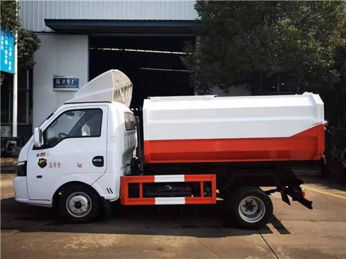 國(guó)六東風(fēng)途逸掛桶垃圾車圖片參數(shù)介紹