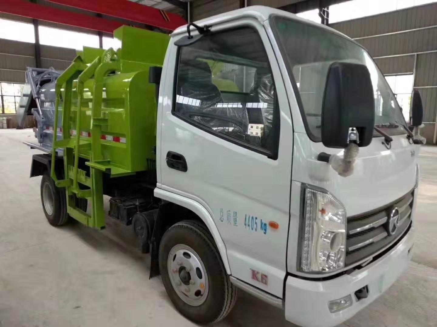 國(guó)六凱馬3方餐廚垃圾車圖片參數(shù)介紹