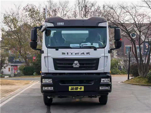 重汽汕德卡單橋多功能抑塵車現(xiàn)車，容積12立方，可選裝50-100米各型霧炮