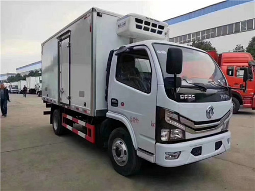 東風多利卡D6廂長4.1米國六冷藏車，北京市環(huán)保已公示，可上京牌
